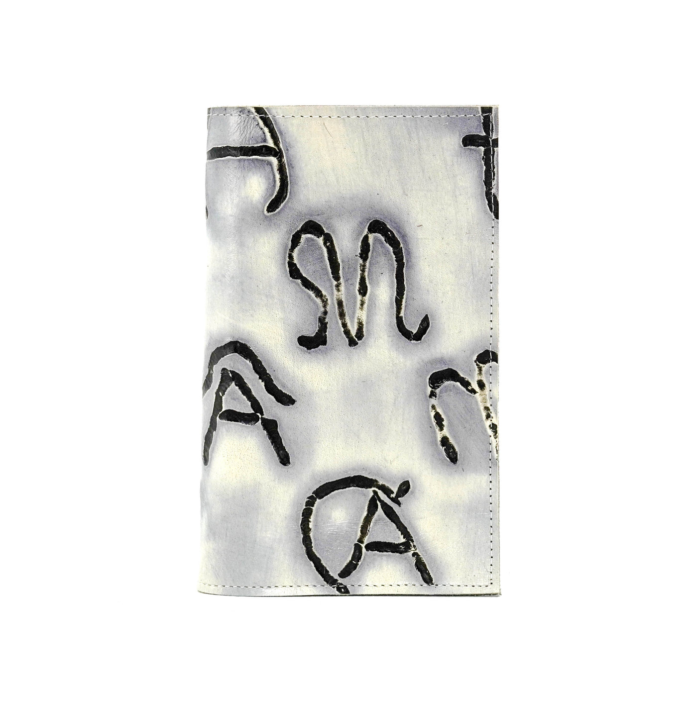 Small Notepad Cover - All Embossed w/ Smoke Show Brands-Small Notepad Cover-Western-Cowhide-Bags-Handmade-Products-Gifts-Dancing Cactus Designs