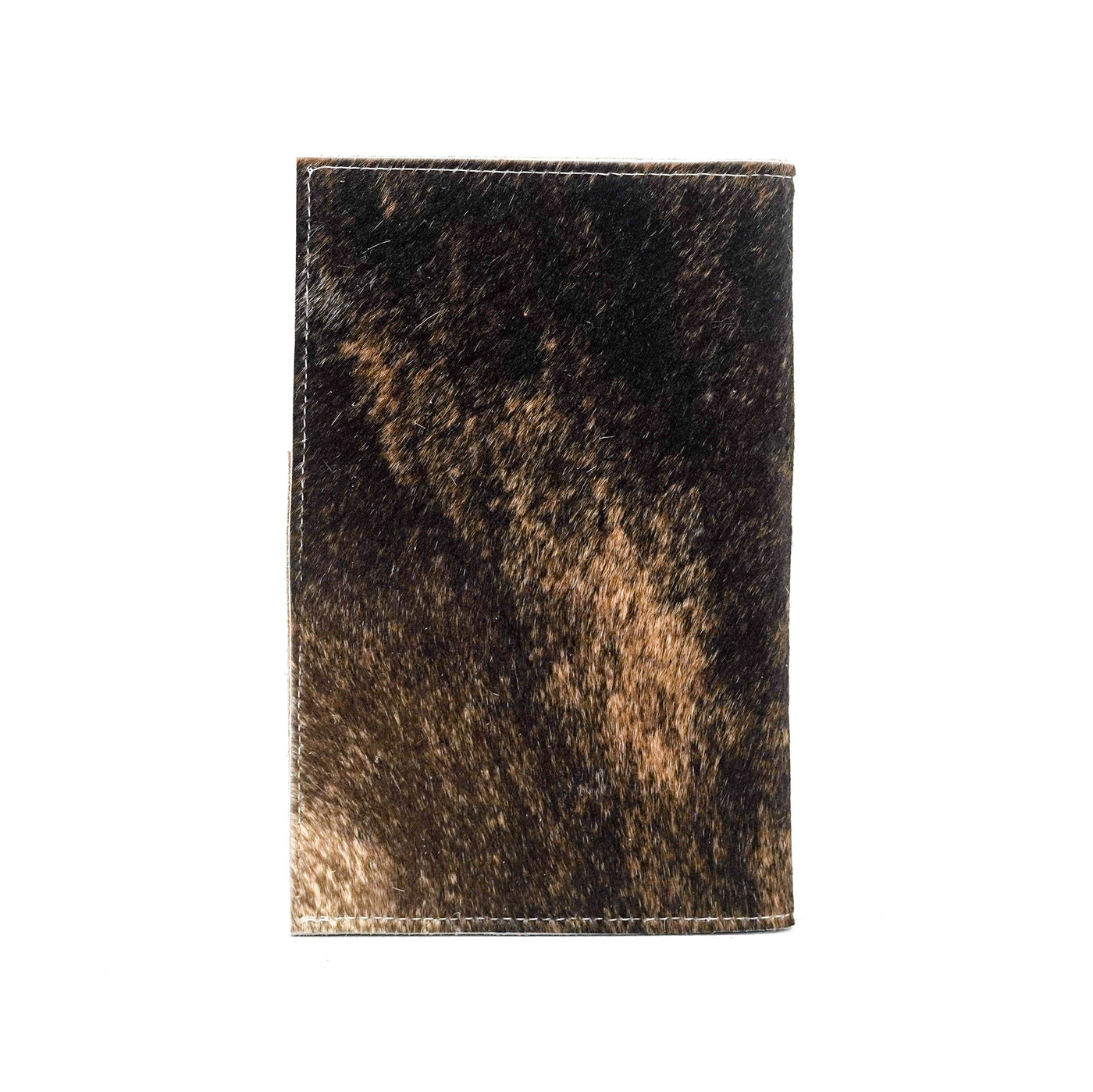 Small Notepad Cover - Dark Brindle w/ Cocoa Navajo-Small Notepad Cover-Western-Cowhide-Bags-Handmade-Products-Gifts-Dancing Cactus Designs