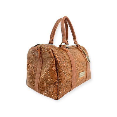 Stowaway Classic Handbag-Apparel & Accessories > Handbags, Wallets & Cases > Handbags > Convertible Bags-Western-Cowhide-Bags-Handmade-Products-Gifts-Dancing Cactus Designs
