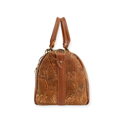 Stowaway Classic Handbag-Apparel & Accessories > Handbags, Wallets & Cases > Handbags > Convertible Bags-Western-Cowhide-Bags-Handmade-Products-Gifts-Dancing Cactus Designs
