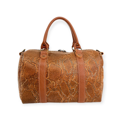 Stowaway Classic Handbag-Apparel & Accessories > Handbags, Wallets & Cases > Handbags > Convertible Bags-Western-Cowhide-Bags-Handmade-Products-Gifts-Dancing Cactus Designs