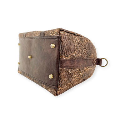 Stowaway Classic Handbag-Apparel & Accessories > Handbags, Wallets & Cases > Handbags > Convertible Bags-Western-Cowhide-Bags-Handmade-Products-Gifts-Dancing Cactus Designs