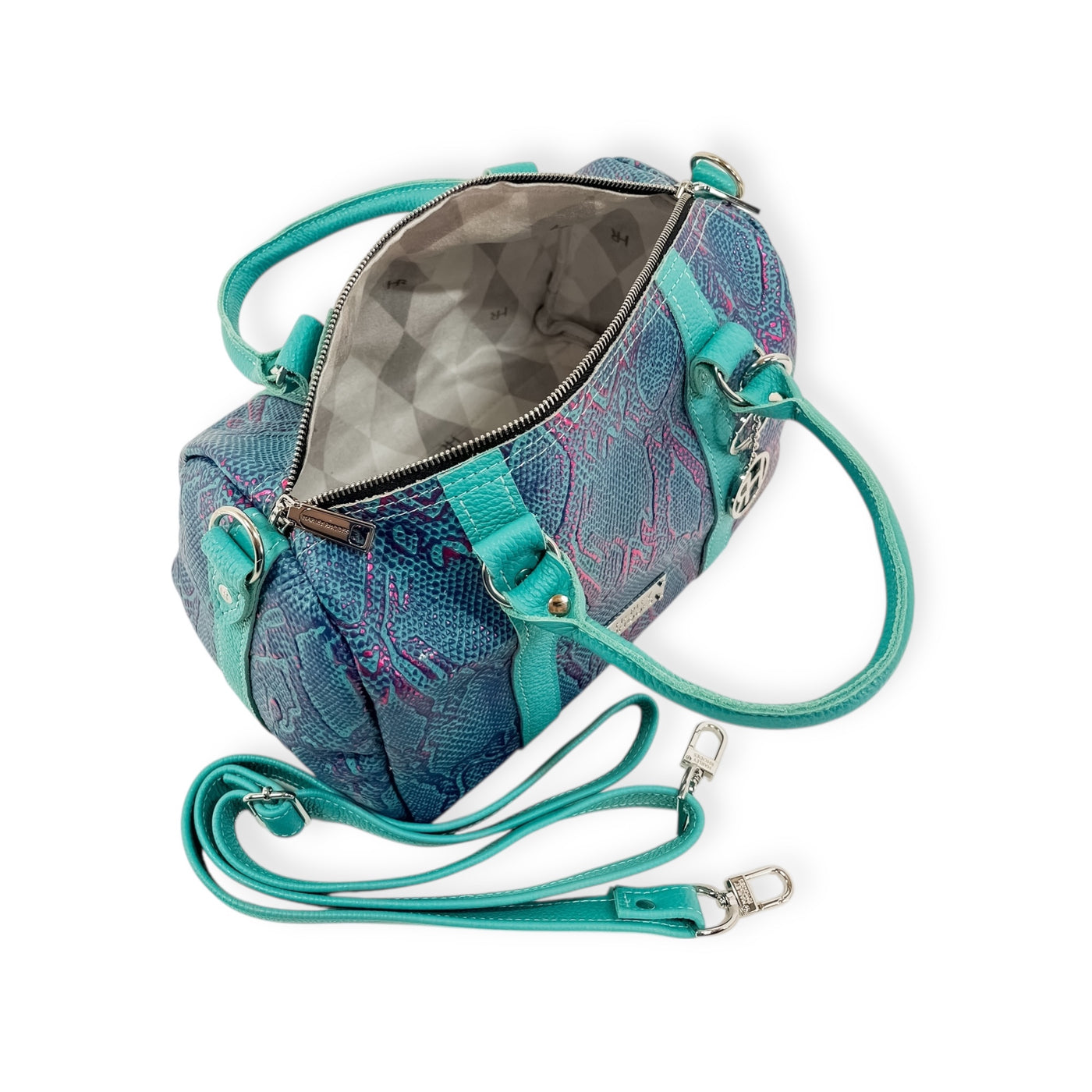 Stowaway Classic Handbag-Apparel & Accessories > Handbags, Wallets & Cases > Handbags > Convertible Bags-Western-Cowhide-Bags-Handmade-Products-Gifts-Dancing Cactus Designs