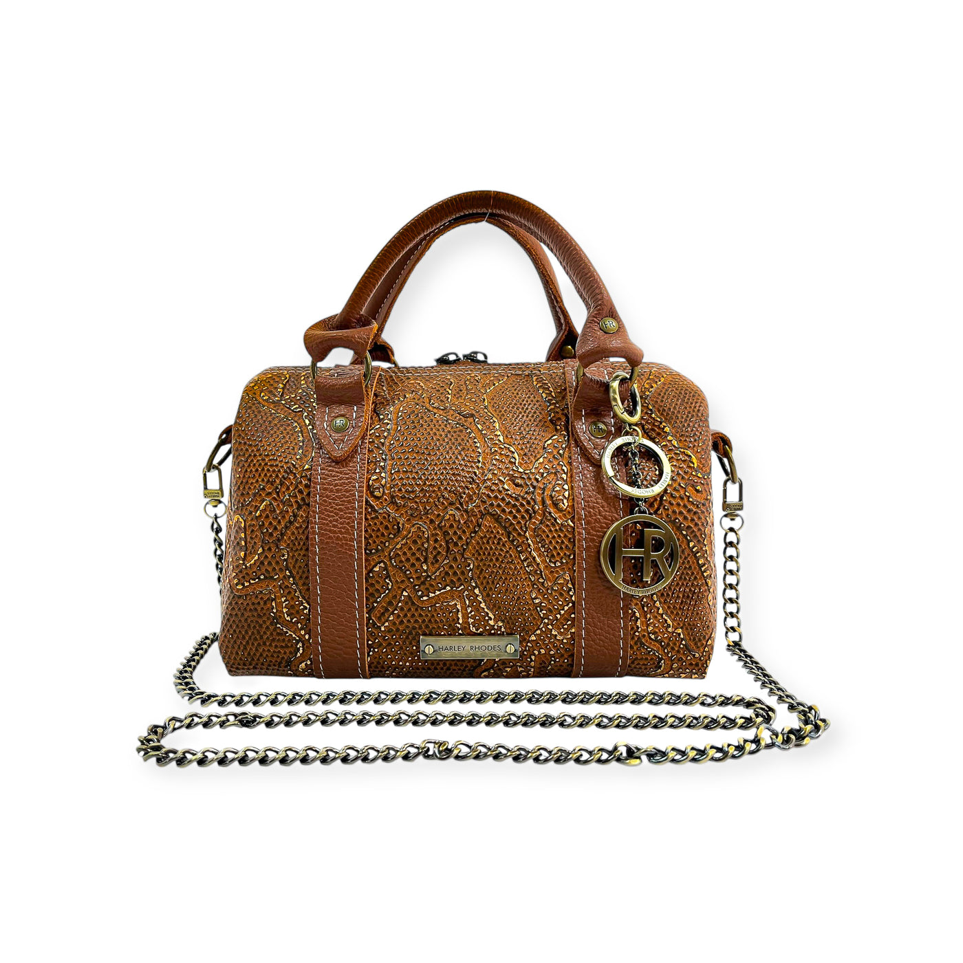 Stowaway Explorer Handbag-Apparel & Accessories > Handbags, Wallets & Cases > Handbags > Convertible Bags-Western-Cowhide-Bags-Handmade-Products-Gifts-Dancing Cactus Designs