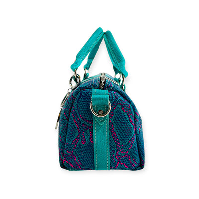 Stowaway Explorer Handbag-Apparel & Accessories > Handbags, Wallets & Cases > Handbags > Convertible Bags-Western-Cowhide-Bags-Handmade-Products-Gifts-Dancing Cactus Designs