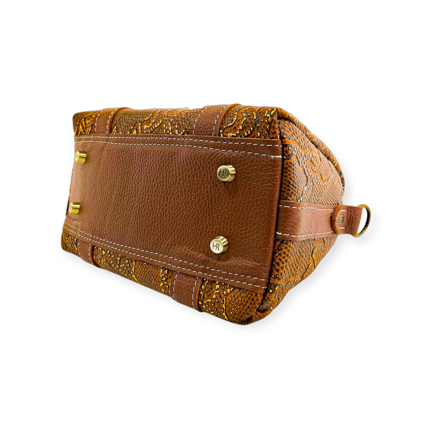 Stowaway Explorer Handbag-Apparel & Accessories > Handbags, Wallets & Cases > Handbags > Convertible Bags-Western-Cowhide-Bags-Handmade-Products-Gifts-Dancing Cactus Designs