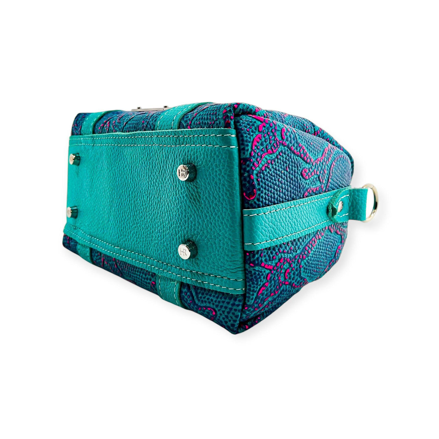 Stowaway Explorer Handbag-Apparel & Accessories > Handbags, Wallets & Cases > Handbags > Convertible Bags-Western-Cowhide-Bags-Handmade-Products-Gifts-Dancing Cactus Designs