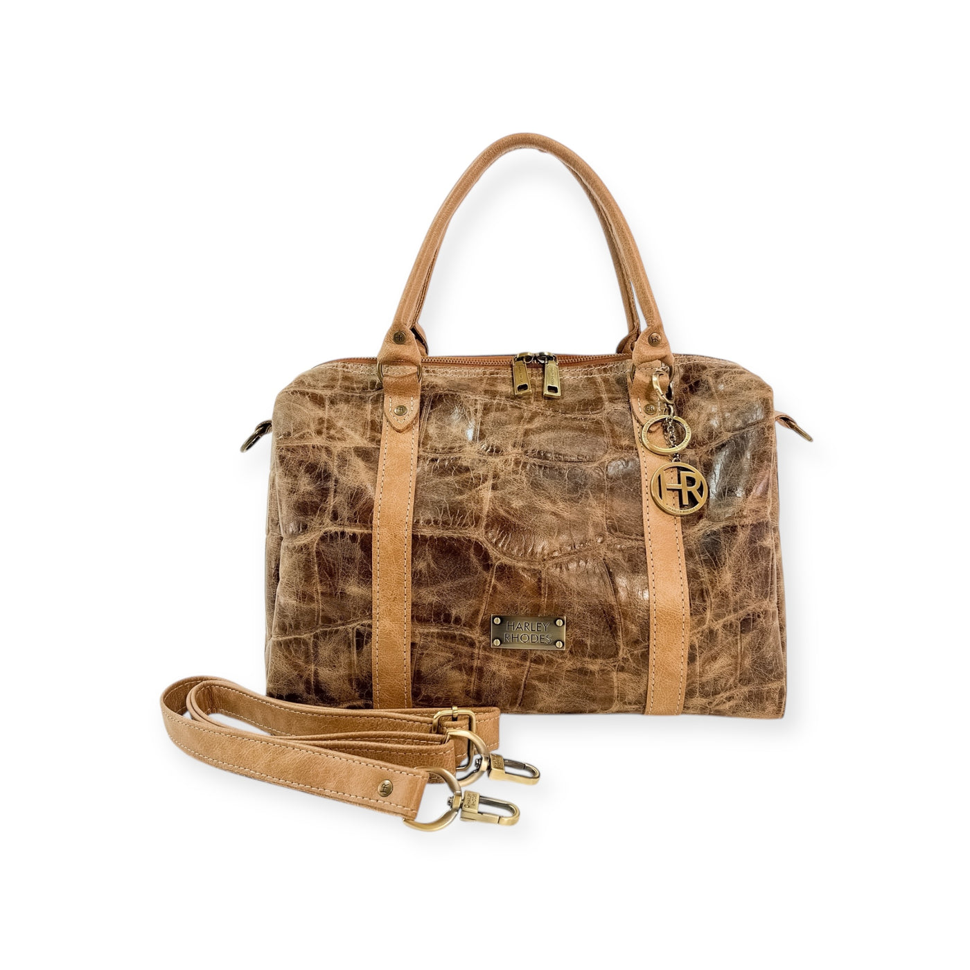 Stowaway Voyager Handbag-Apparel & Accessories > Handbags, Wallets & Cases > Handbags > Convertible Bags-Western-Cowhide-Bags-Handmade-Products-Gifts-Dancing Cactus Designs