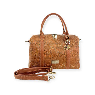 Stowaway Voyager Handbag-Apparel & Accessories > Handbags, Wallets & Cases > Handbags > Convertible Bags-Western-Cowhide-Bags-Handmade-Products-Gifts-Dancing Cactus Designs