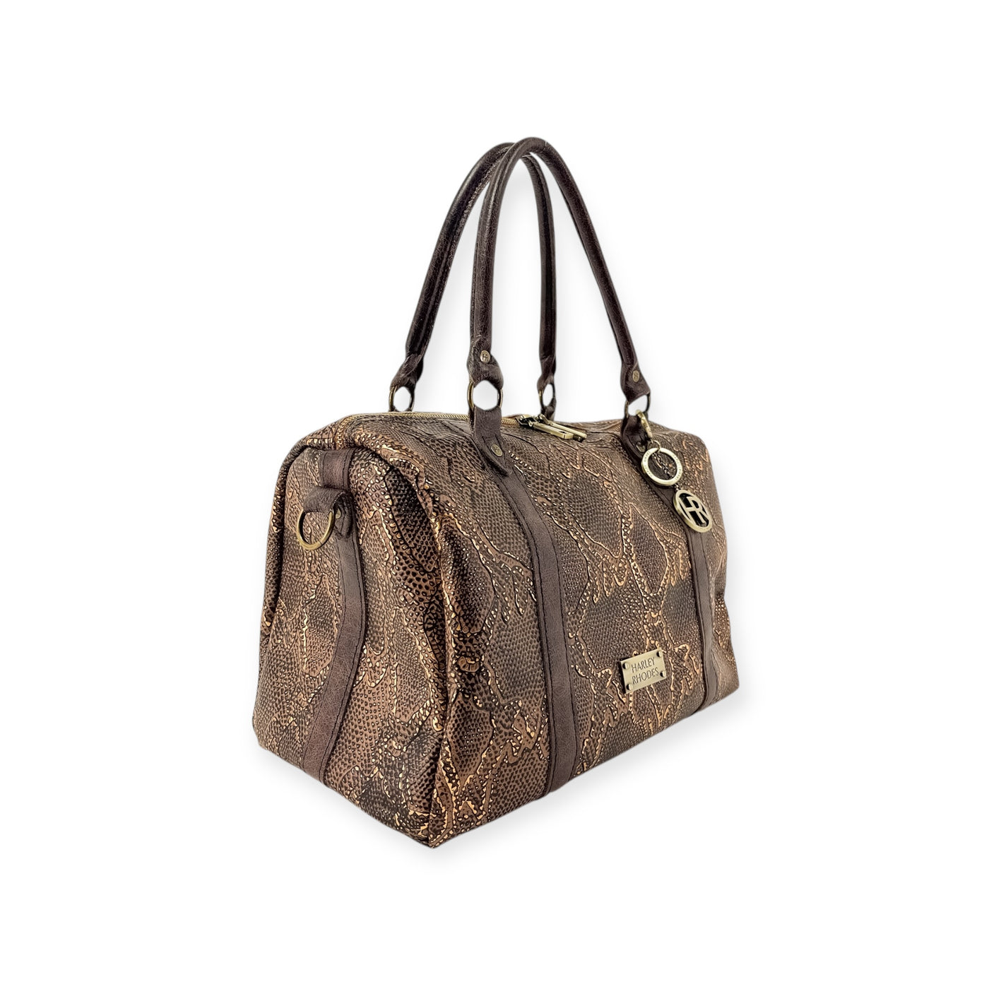 Stowaway Voyager Handbag-Apparel & Accessories > Handbags, Wallets & Cases > Handbags > Convertible Bags-Western-Cowhide-Bags-Handmade-Products-Gifts-Dancing Cactus Designs