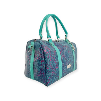 Stowaway Voyager Handbag-Apparel & Accessories > Handbags, Wallets & Cases > Handbags > Convertible Bags-Western-Cowhide-Bags-Handmade-Products-Gifts-Dancing Cactus Designs
