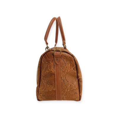 Stowaway Voyager Handbag-Apparel & Accessories > Handbags, Wallets & Cases > Handbags > Convertible Bags-Western-Cowhide-Bags-Handmade-Products-Gifts-Dancing Cactus Designs