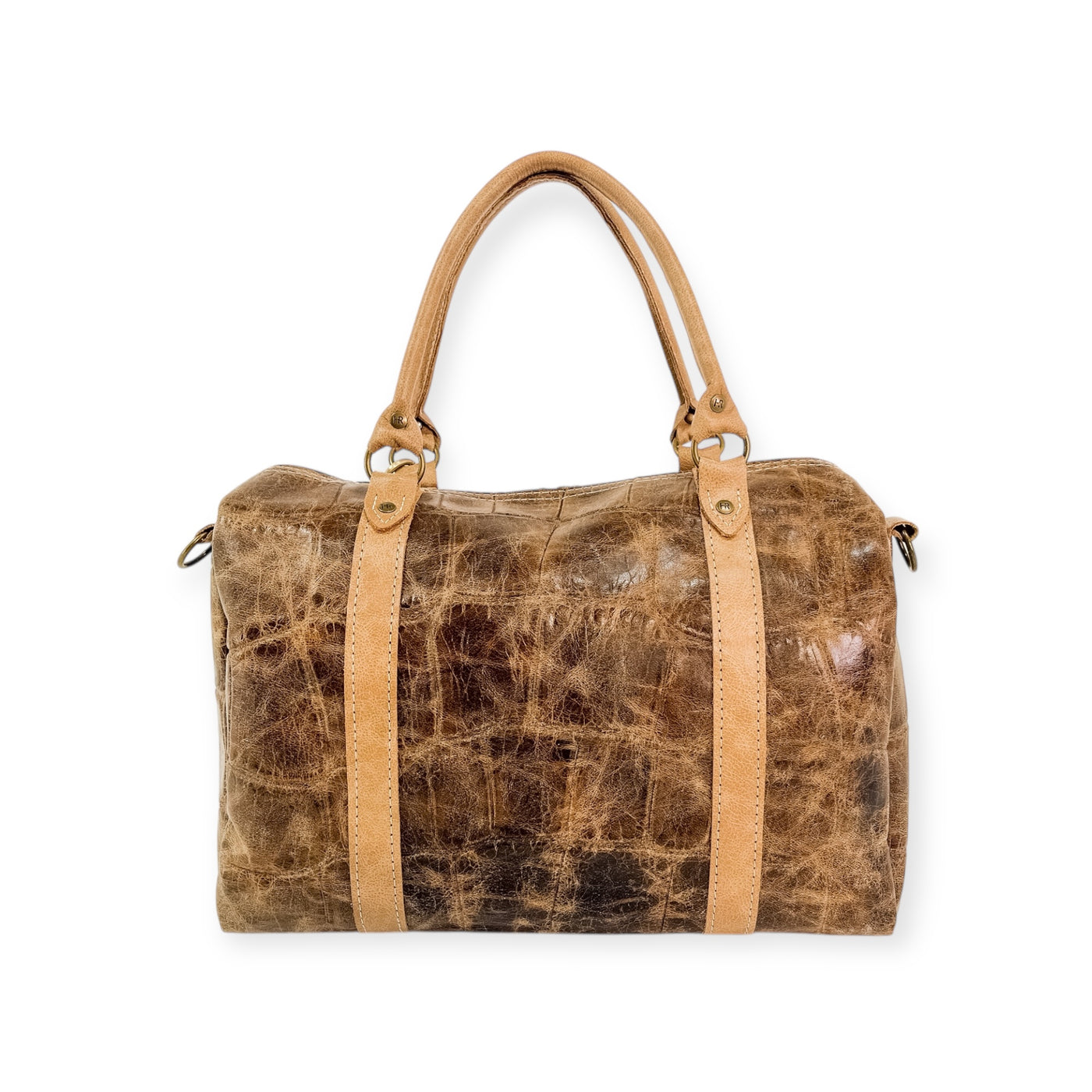 Stowaway Voyager Handbag-Apparel & Accessories > Handbags, Wallets & Cases > Handbags > Convertible Bags-Western-Cowhide-Bags-Handmade-Products-Gifts-Dancing Cactus Designs