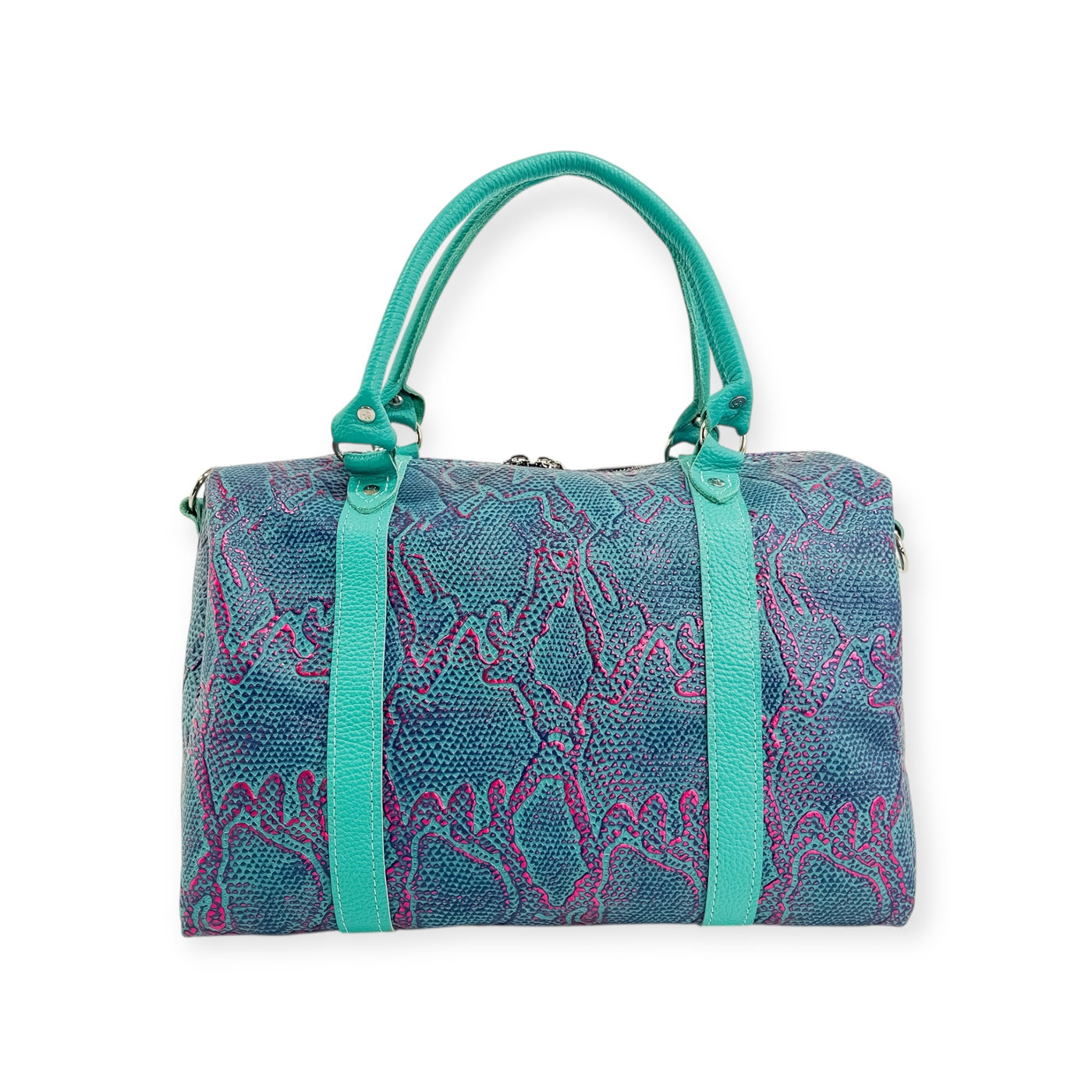 Stowaway Voyager Handbag-Apparel & Accessories > Handbags, Wallets & Cases > Handbags > Convertible Bags-Western-Cowhide-Bags-Handmade-Products-Gifts-Dancing Cactus Designs