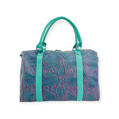 Stowaway Voyager Handbag-Apparel & Accessories > Handbags, Wallets & Cases > Handbags > Convertible Bags-Western-Cowhide-Bags-Handmade-Products-Gifts-Dancing Cactus Designs