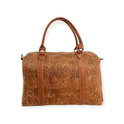 Stowaway Voyager Handbag-Apparel & Accessories > Handbags, Wallets & Cases > Handbags > Convertible Bags-Western-Cowhide-Bags-Handmade-Products-Gifts-Dancing Cactus Designs