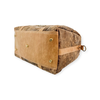 Stowaway Voyager Handbag-Apparel & Accessories > Handbags, Wallets & Cases > Handbags > Convertible Bags-Western-Cowhide-Bags-Handmade-Products-Gifts-Dancing Cactus Designs