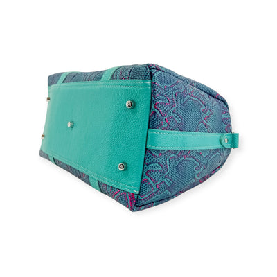 Stowaway Voyager Handbag-Apparel & Accessories > Handbags, Wallets & Cases > Handbags > Convertible Bags-Western-Cowhide-Bags-Handmade-Products-Gifts-Dancing Cactus Designs