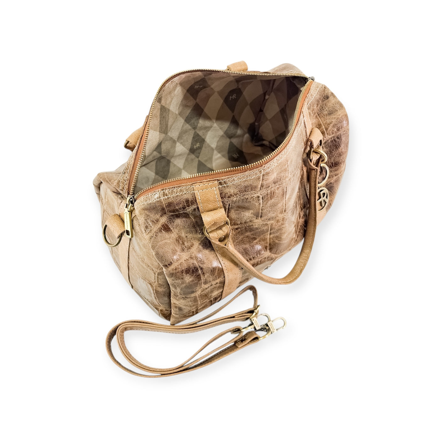 Stowaway Voyager Handbag-Apparel & Accessories > Handbags, Wallets & Cases > Handbags > Convertible Bags-Western-Cowhide-Bags-Handmade-Products-Gifts-Dancing Cactus Designs