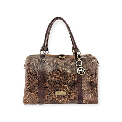 Stowaway Voyager Handbag-Apparel & Accessories > Handbags, Wallets & Cases > Handbags > Convertible Bags-Western-Cowhide-Bags-Handmade-Products-Gifts-Dancing Cactus Designs