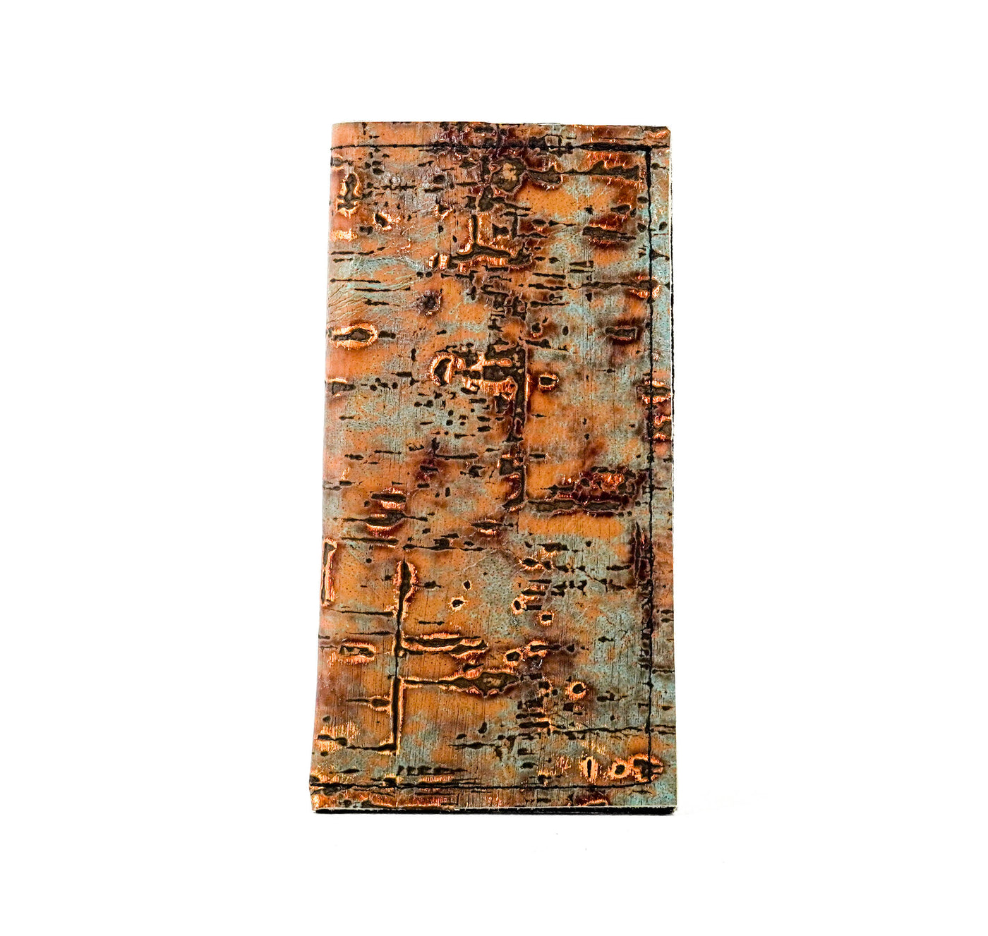 Sunglass Case - All Embossed w/ Patina Driftwood-Sunglass Case-Western-Cowhide-Bags-Handmade-Products-Gifts-Dancing Cactus Designs