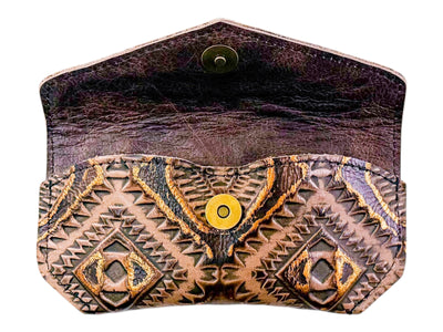 Sunglass Case-Apparel & Accessories > Clothing Accessories > Sunglasses-Western-Cowhide-Bags-Handmade-Products-Gifts-Dancing Cactus Designs