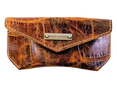 Sunglass Case-Apparel & Accessories > Clothing Accessories > Sunglasses-Western-Cowhide-Bags-Handmade-Products-Gifts-Dancing Cactus Designs