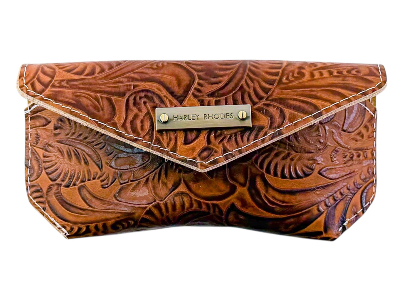 Sunglass Case-Apparel & Accessories > Clothing Accessories > Sunglasses-Western-Cowhide-Bags-Handmade-Products-Gifts-Dancing Cactus Designs