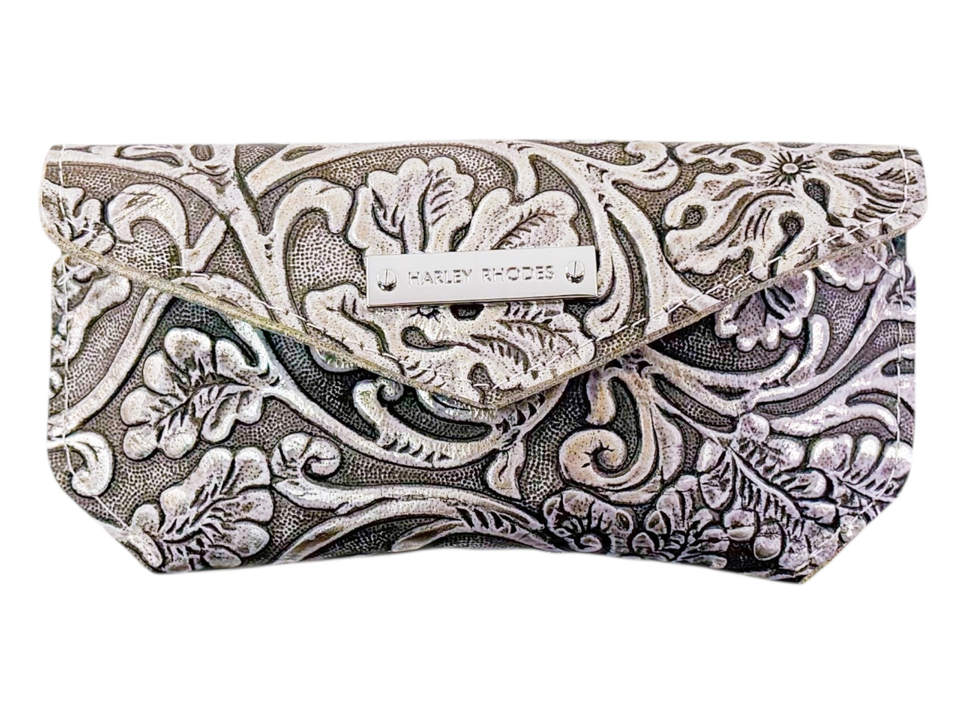 Sunglass Case-Apparel & Accessories > Clothing Accessories > Sunglasses-Western-Cowhide-Bags-Handmade-Products-Gifts-Dancing Cactus Designs