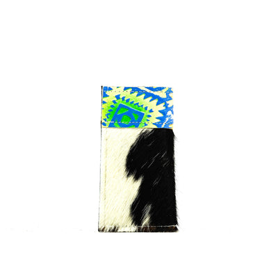 Sunglass Case - Black & White w/ Neon Trip Aztec-Sunglass Case-Western-Cowhide-Bags-Handmade-Products-Gifts-Dancing Cactus Designs