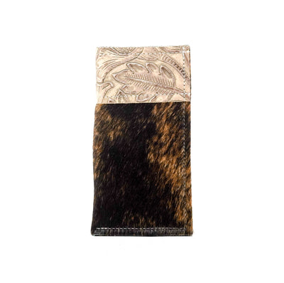 Sunglass Case - Dark Brindle w/ Sesame Autumn-Sunglass Case-Western-Cowhide-Bags-Handmade-Products-Gifts-Dancing Cactus Designs