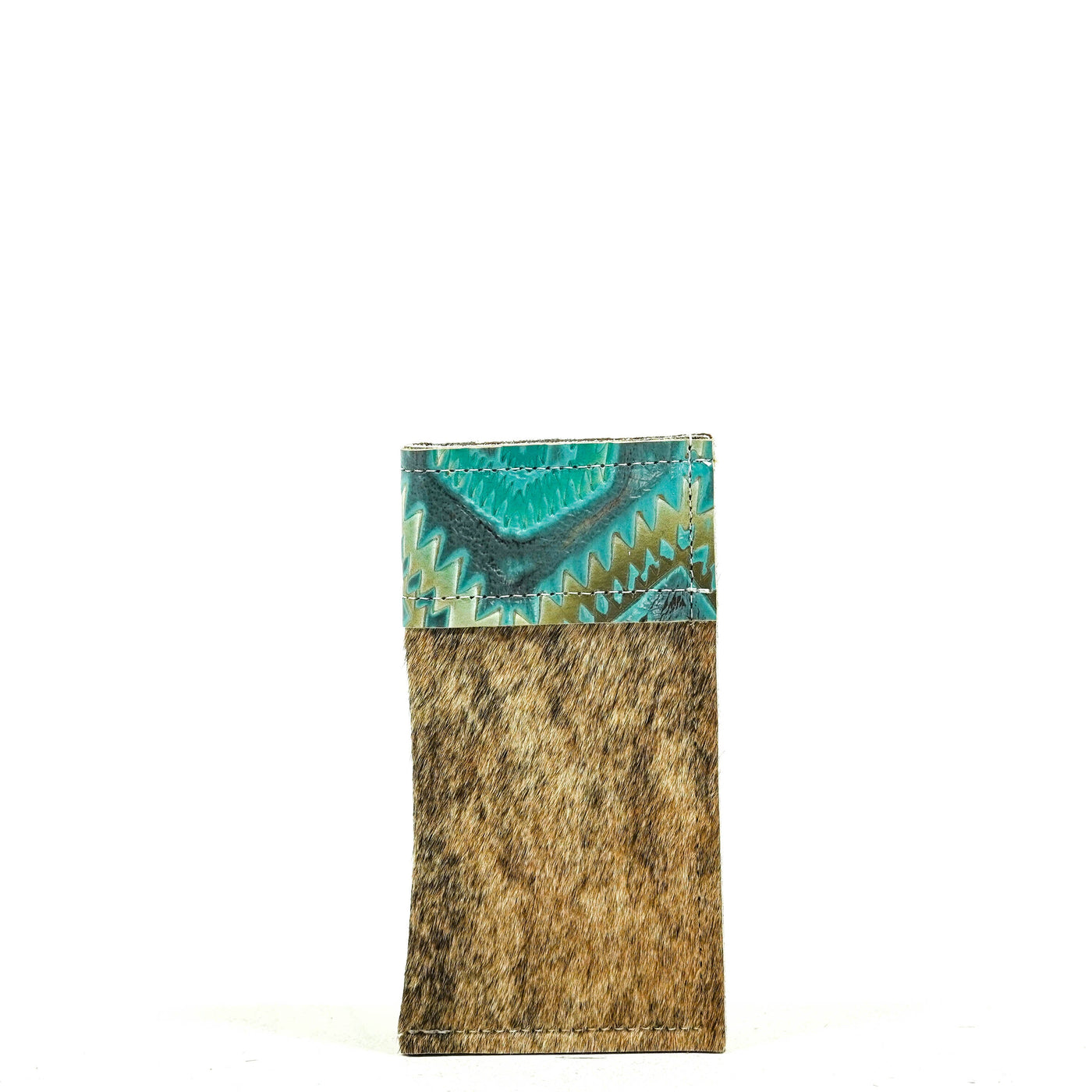 Sunglass Case - Light Brindle w/ Canyon Aztec-Sunglass Case-Western-Cowhide-Bags-Handmade-Products-Gifts-Dancing Cactus Designs