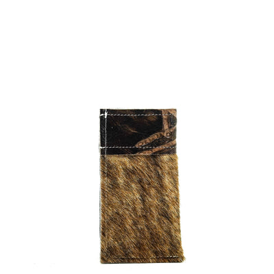 Sunglass Case - Light Brindle w/ Mahogany Brands-Sunglass Case-Western-Cowhide-Bags-Handmade-Products-Gifts-Dancing Cactus Designs