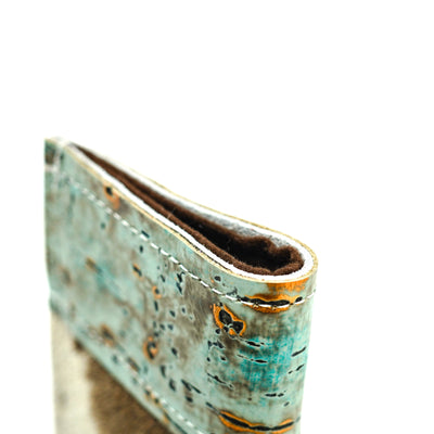 Sunglass Case - Oil Spot w/ Tiffany Driftwood-Sunglass Case-Western-Cowhide-Bags-Handmade-Products-Gifts-Dancing Cactus Designs