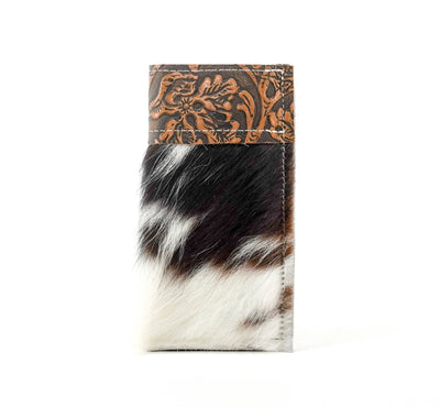 Sunglass Case - Tricolor w/ Honey Tool-Sunglass Case-Western-Cowhide-Bags-Handmade-Products-Gifts-Dancing Cactus Designs