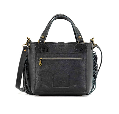 Swift - All Embossed w/ Onyx Roses-Swift-Western-Cowhide-Bags-Handmade-Products-Gifts-Dancing Cactus Designs