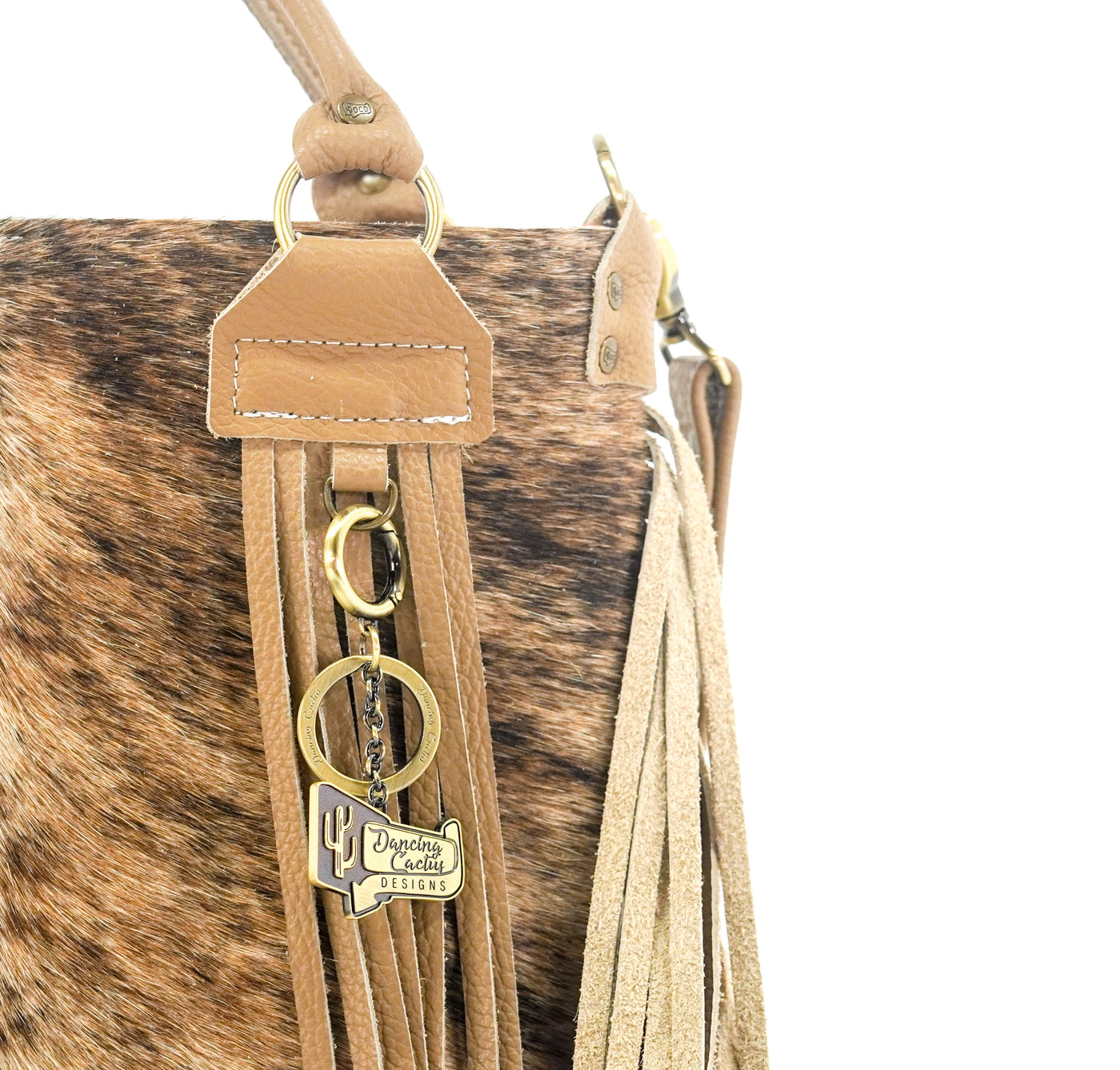 Swift - Brindle w/ No Embossed-Swift-Western-Cowhide-Bags-Handmade-Products-Gifts-Dancing Cactus Designs