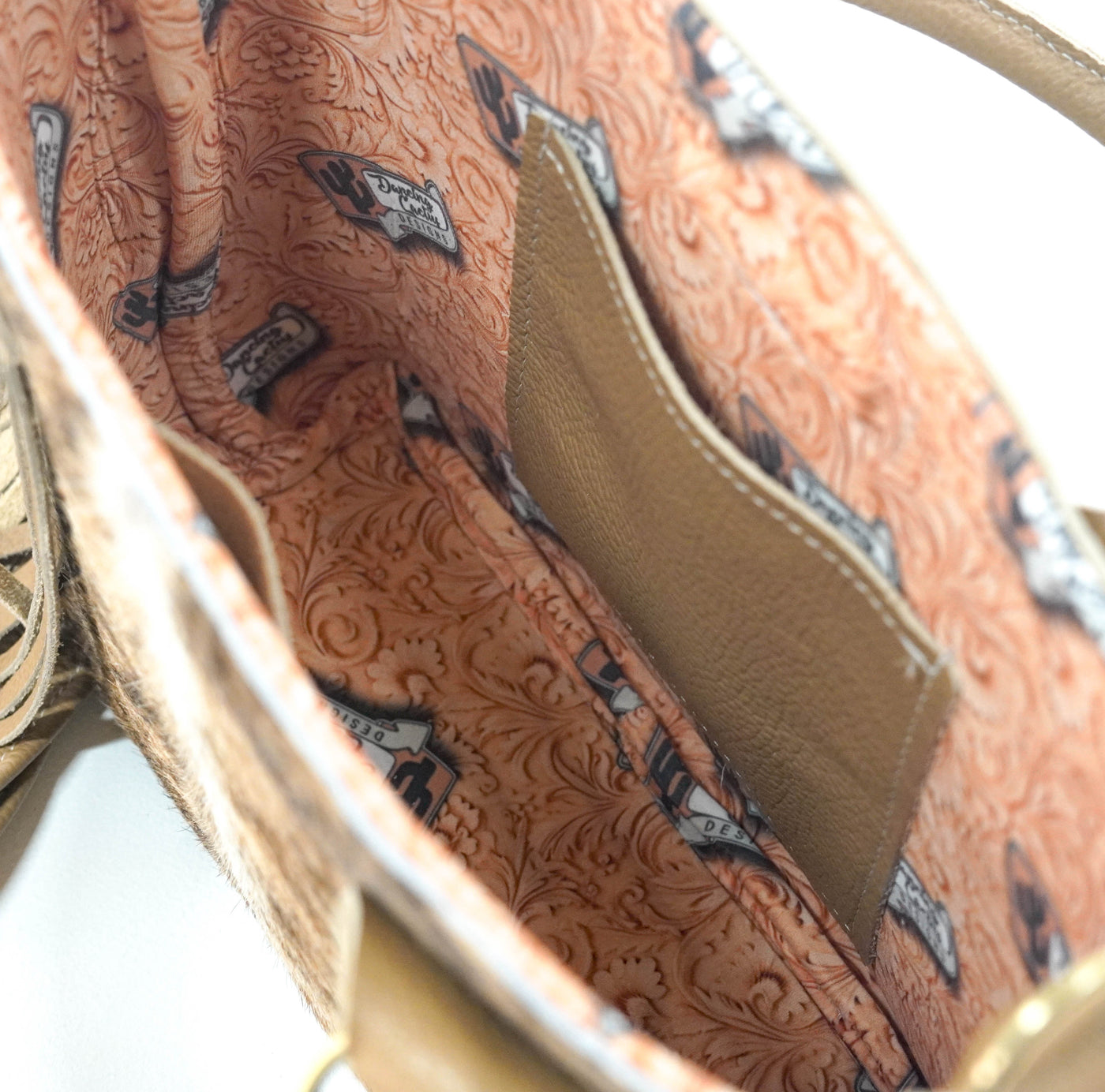 Swift - Brindle w/ No Embossed-Swift-Western-Cowhide-Bags-Handmade-Products-Gifts-Dancing Cactus Designs