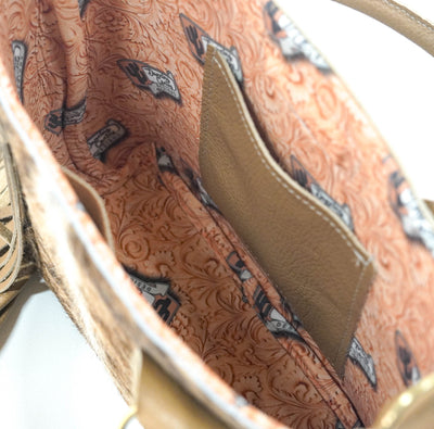 Swift - Brindle w/ No Embossed-Swift-Western-Cowhide-Bags-Handmade-Products-Gifts-Dancing Cactus Designs