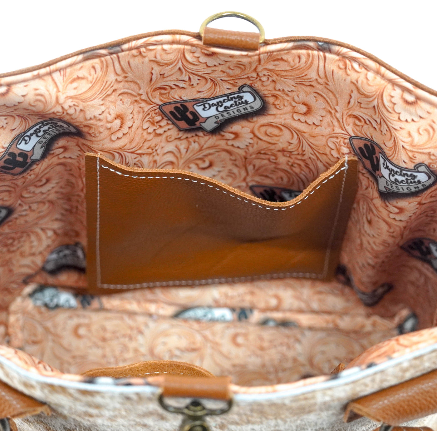 Swift - Longhorn w/ No Embossed-Swift-Western-Cowhide-Bags-Handmade-Products-Gifts-Dancing Cactus Designs