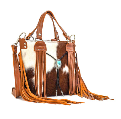 Swift - Tricolor w/ No Embossed-Swift-Western-Cowhide-Bags-Handmade-Products-Gifts-Dancing Cactus Designs