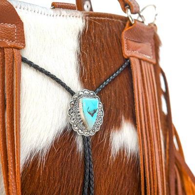 Swift - Tricolor w/ No Embossed-Swift-Western-Cowhide-Bags-Handmade-Products-Gifts-Dancing Cactus Designs