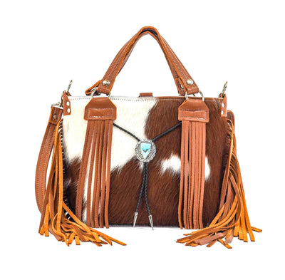 Swift - Tricolor w/ No Embossed-Swift-Western-Cowhide-Bags-Handmade-Products-Gifts-Dancing Cactus Designs