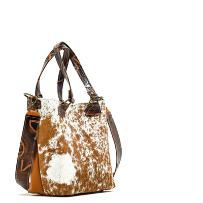 Taylor - Longhorn w/ No Embossed-Taylor-Western-Cowhide-Bags-Handmade-Products-Gifts-Dancing Cactus Designs