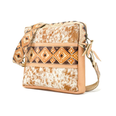 The Pony Express - Longhorn w/ Apache Navajo-The Pony Express-Western-Cowhide-Bags-Handmade-Products-Gifts-Dancing Cactus Designs