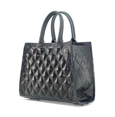 The Ranch Hand - All Embossed w/ Onyx Diamond Stitch-The Ranch Hand-Western-Cowhide-Bags-Handmade-Products-Gifts-Dancing Cactus Designs