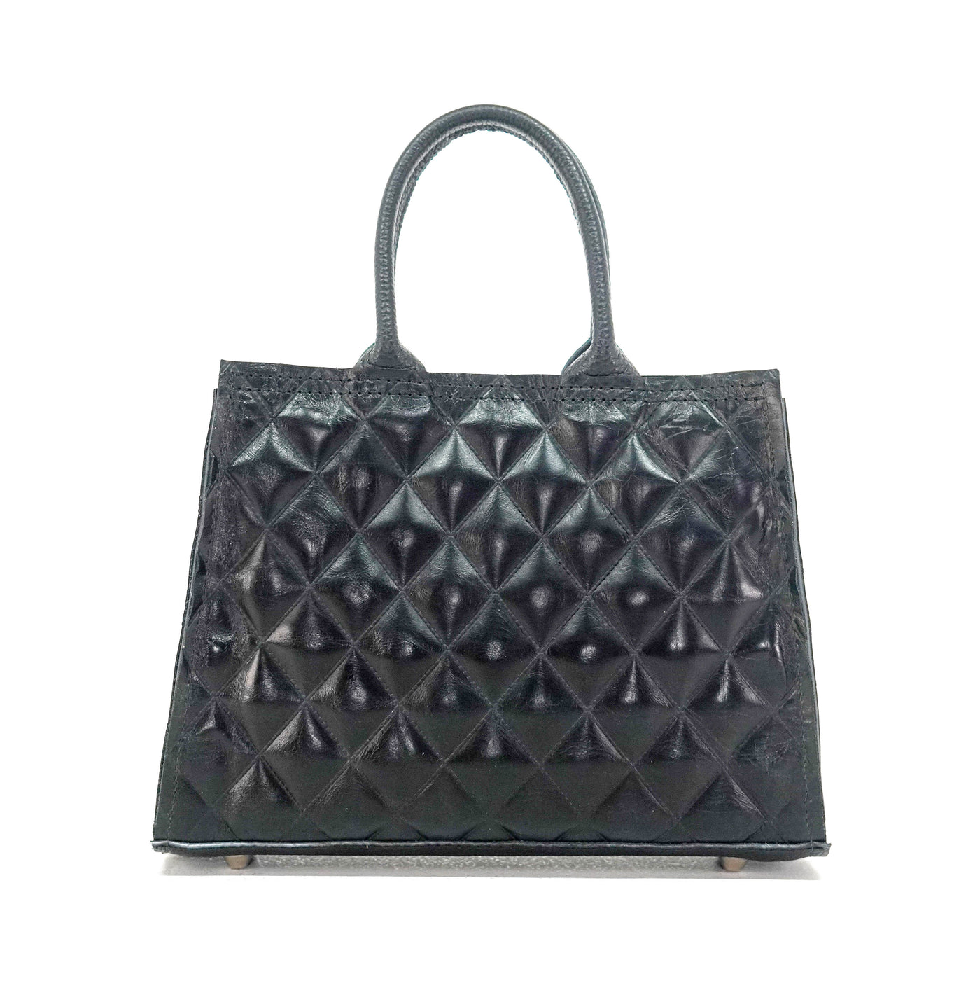 The Ranch Hand - All Embossed w/ Onyx Diamond Stitch-The Ranch Hand-Western-Cowhide-Bags-Handmade-Products-Gifts-Dancing Cactus Designs