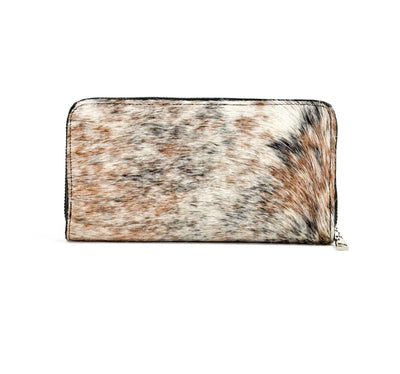 The Stage Coach Wallet - Light Brindle w/ No Embossed-The Stage Coach Wallet-Western-Cowhide-Bags-Handmade-Products-Gifts-Dancing Cactus Designs