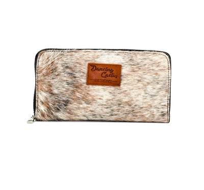 The Stage Coach Wallet - Light Brindle w/ No Embossed-The Stage Coach Wallet-Western-Cowhide-Bags-Handmade-Products-Gifts-Dancing Cactus Designs