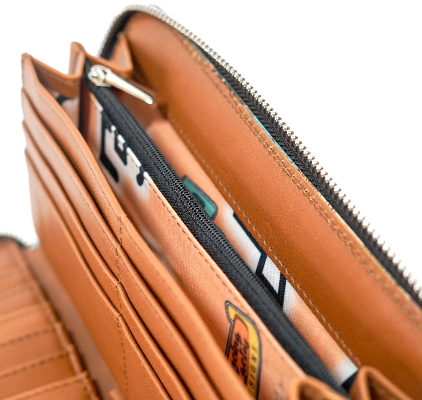 The Stage Coach Wallet - Red Brindle w/ No Embossed-The Stage Coach Wallet-Western-Cowhide-Bags-Handmade-Products-Gifts-Dancing Cactus Designs
